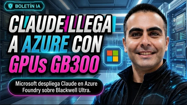 Claude llegó a Azure Foundry sobre GB300 Blackwell Ultra.