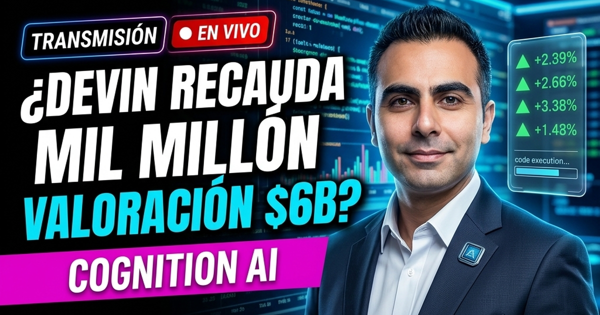 🚀 Cognition’s Devin Recauda  Mil Millón con una Valoración de 6 Mil Millones