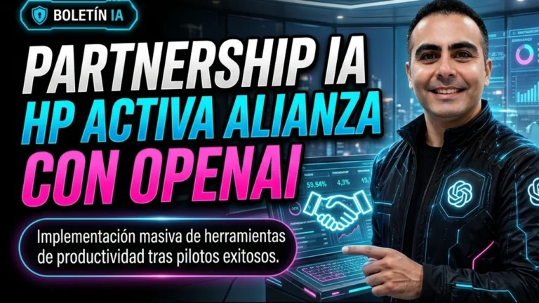 HP activó su partnership Frontier con OpenAI tras pilotos exitosos.