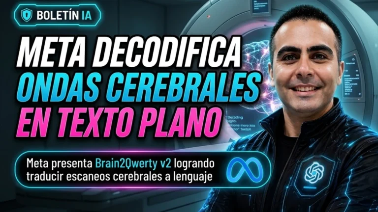 Meta presenta Brain2Qwerty v2 logrando decodificar escaneos cerebrales en texto de lenguaje natural