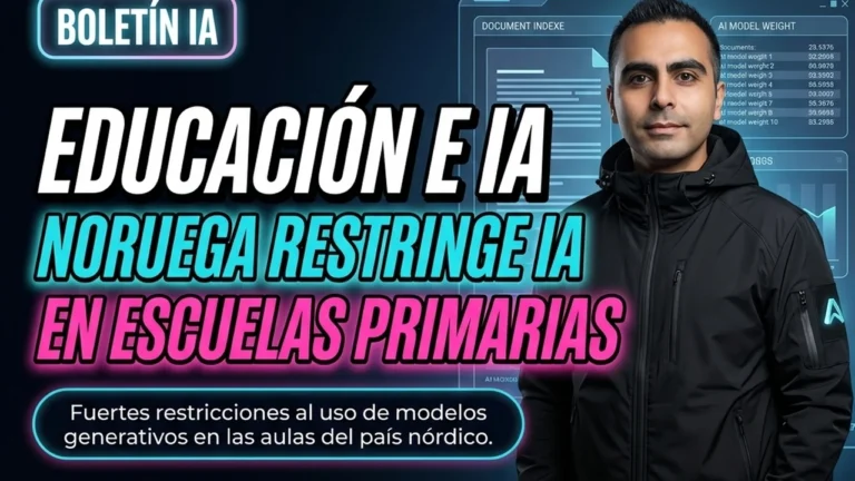 Noruega restringió fuertemente la IA generativa en primaria.
