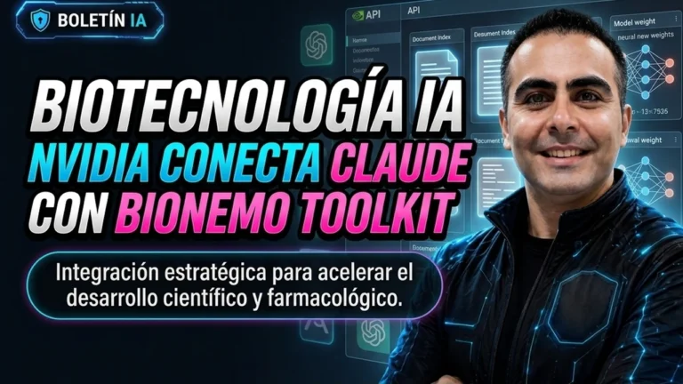 NVIDIA conectó Claude Science con BioNeMo Agent Toolkit.