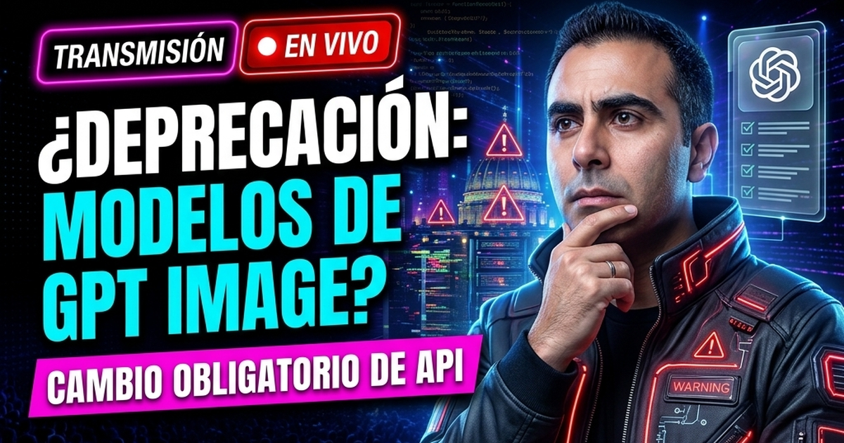 ⚠️ OpenAI Anuncia la Deprecación de Modelos Antiguos de GPT Image