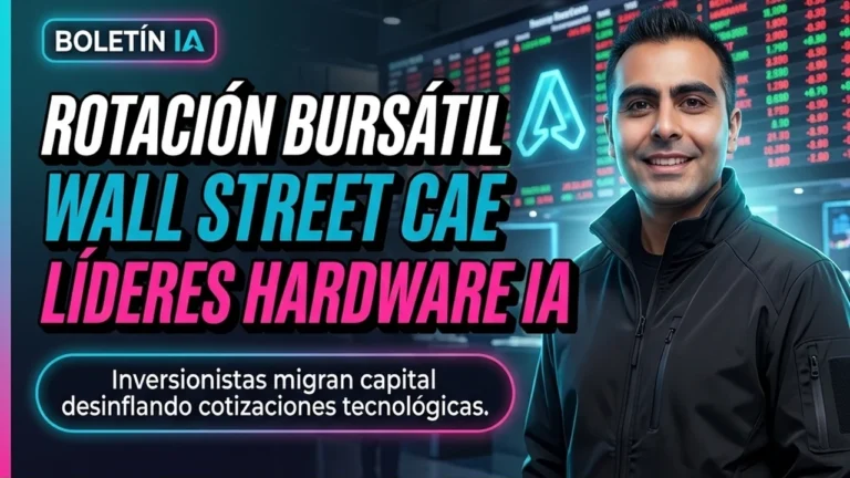 Rotación bursátil en Wall Street desinfla la cotización de los líderes de hardware de IA