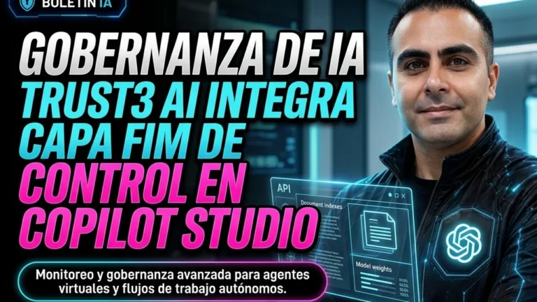 Trust3 AI extiende su capa de control y gobernanza de agentes de IA a Microsoft Copilot Studio