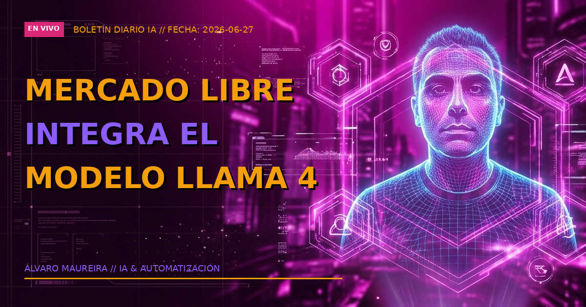 🤝 Mercado Libre integra el modelo Llama 4 de Meta en su motor de búsqueda comercial
