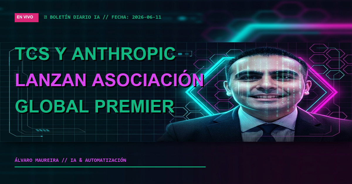 🤝 TCS y Anthropic Lanzan Asociación Global Premier para Escalar la IA Empresarial