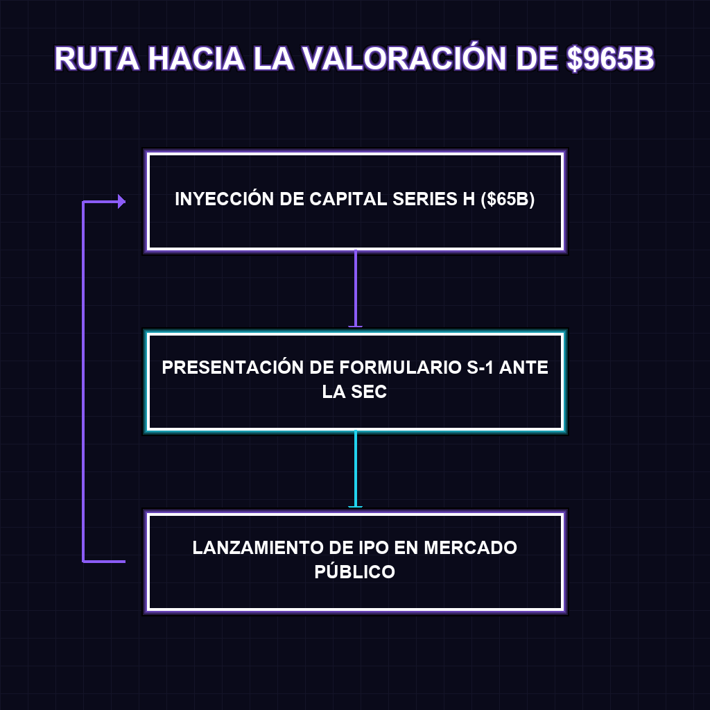 RUTA HACIA LA VALORACIÓN DE $965B