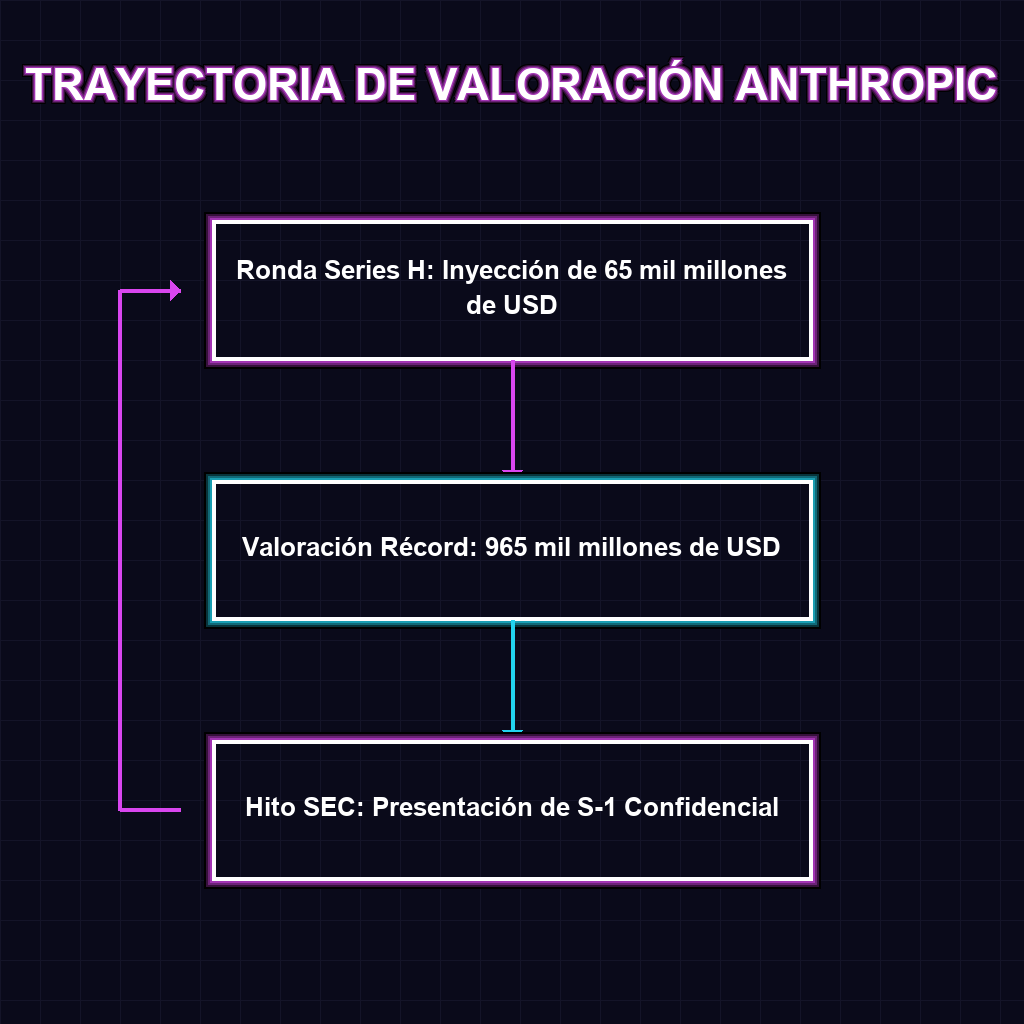 TRAYECTORIA DE VALORACIÓN ANTHROPIC
