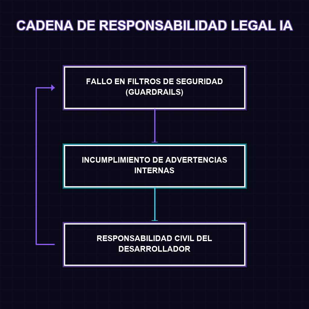 CADENA DE RESPONSABILIDAD LEGAL IA