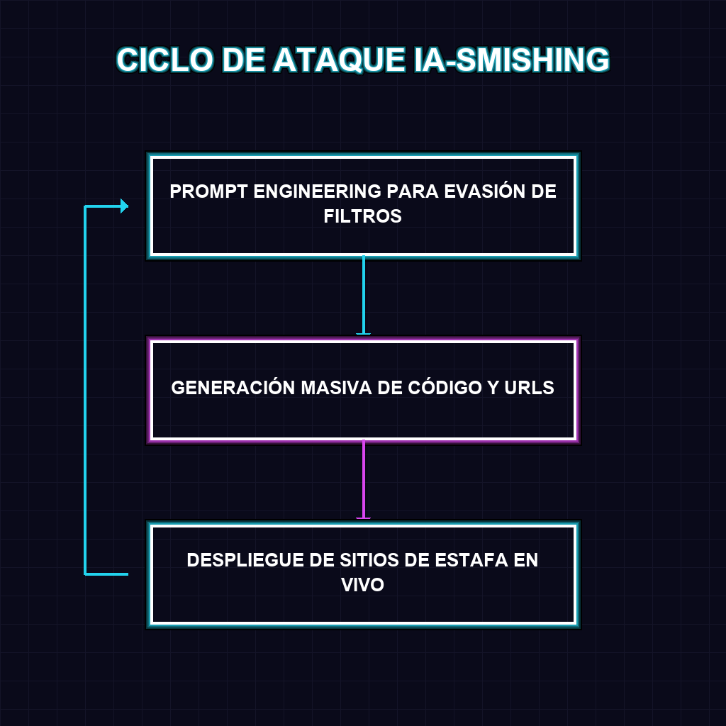 CICLO DE ATAQUE IA-SMISHING