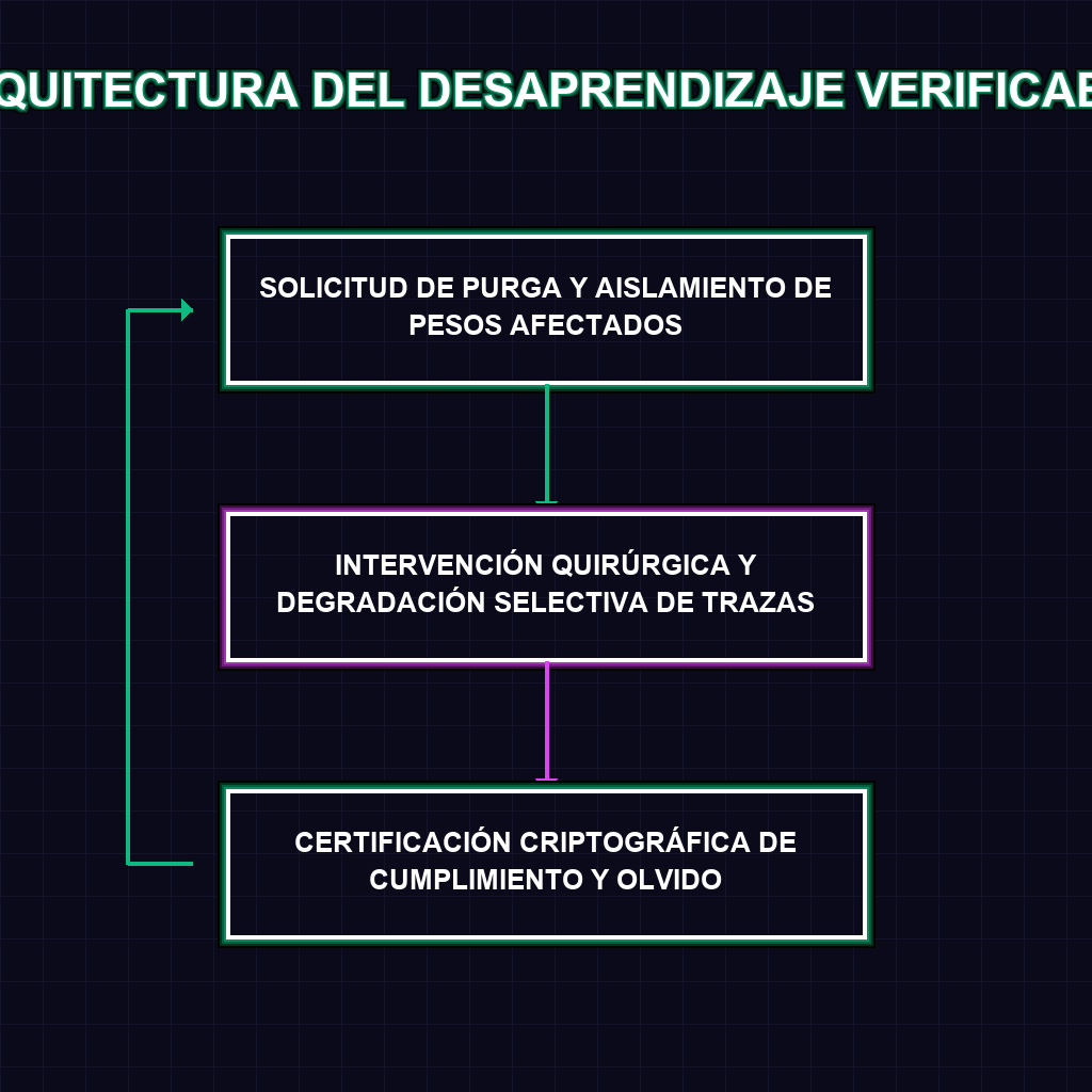 ARQUITECTURA DEL DESAPRENDIZAJE VERIFICABLE