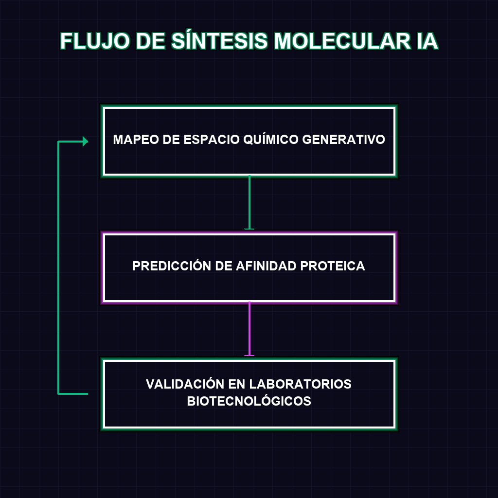 FLUJO DE SÍNTESIS MOLECULAR IA