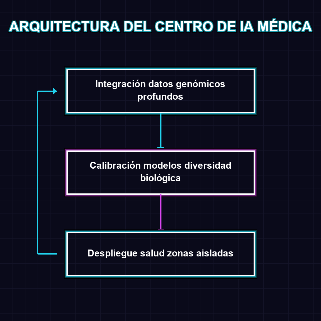 ARQUITECTURA DEL CENTRO DE IA MÉDICA
