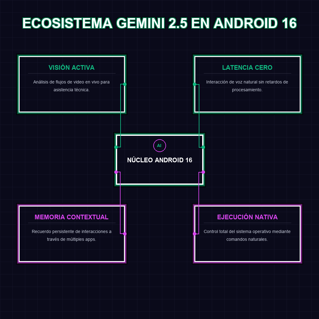 ECOSISTEMA GEMINI 2.5 EN ANDROID 16