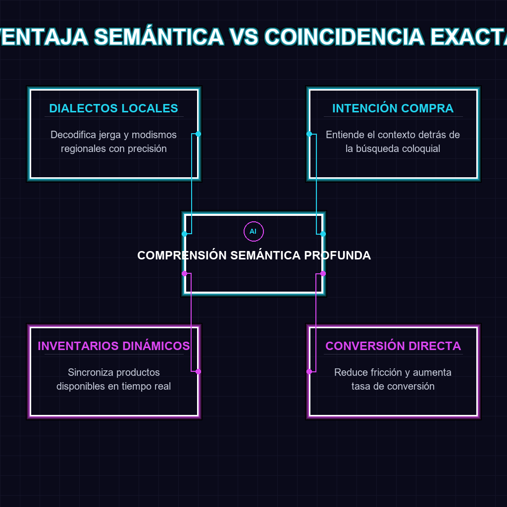 VENTAJA SEMÁNTICA VS COINCIDENCIA EXACTA