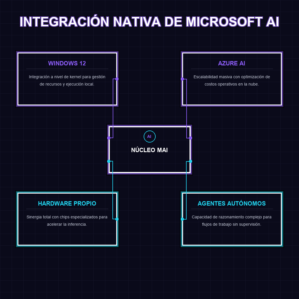 INTEGRACIÓN NATIVA DE MICROSOFT AI
