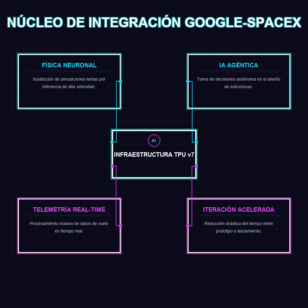 NÚCLEO DE INTEGRACIÓN GOOGLE-SPACEX