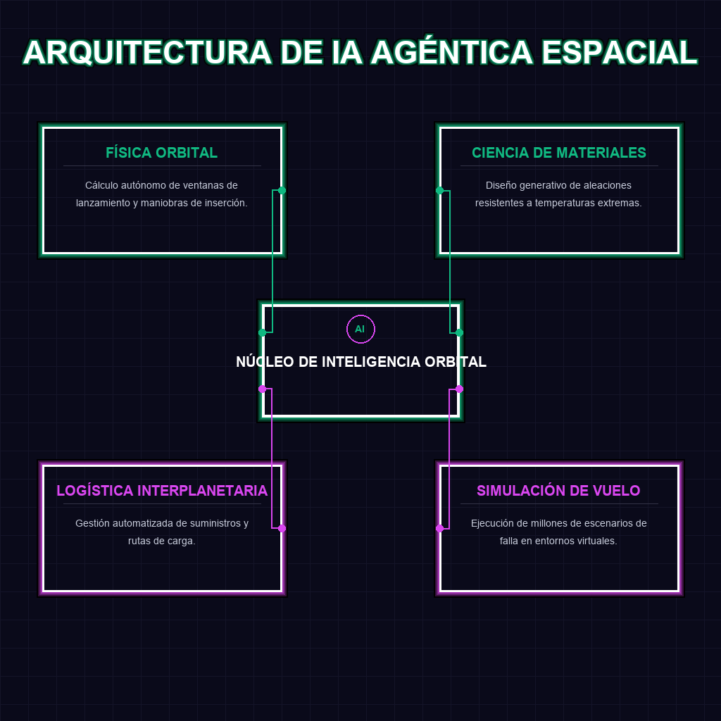 ARQUITECTURA DE IA AGÉNTICA ESPACIAL