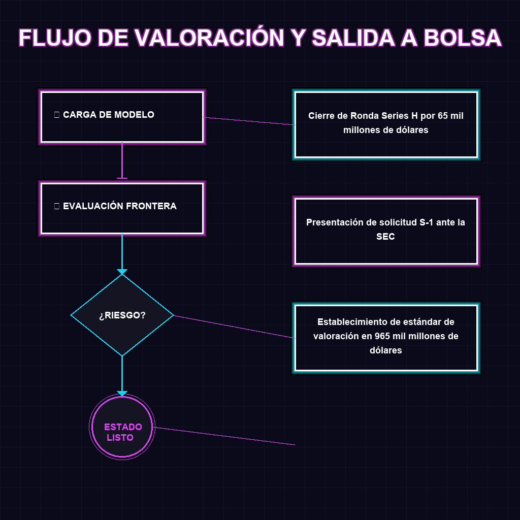 FLUJO DE VALORACIÓN Y SALIDA A BOLSA