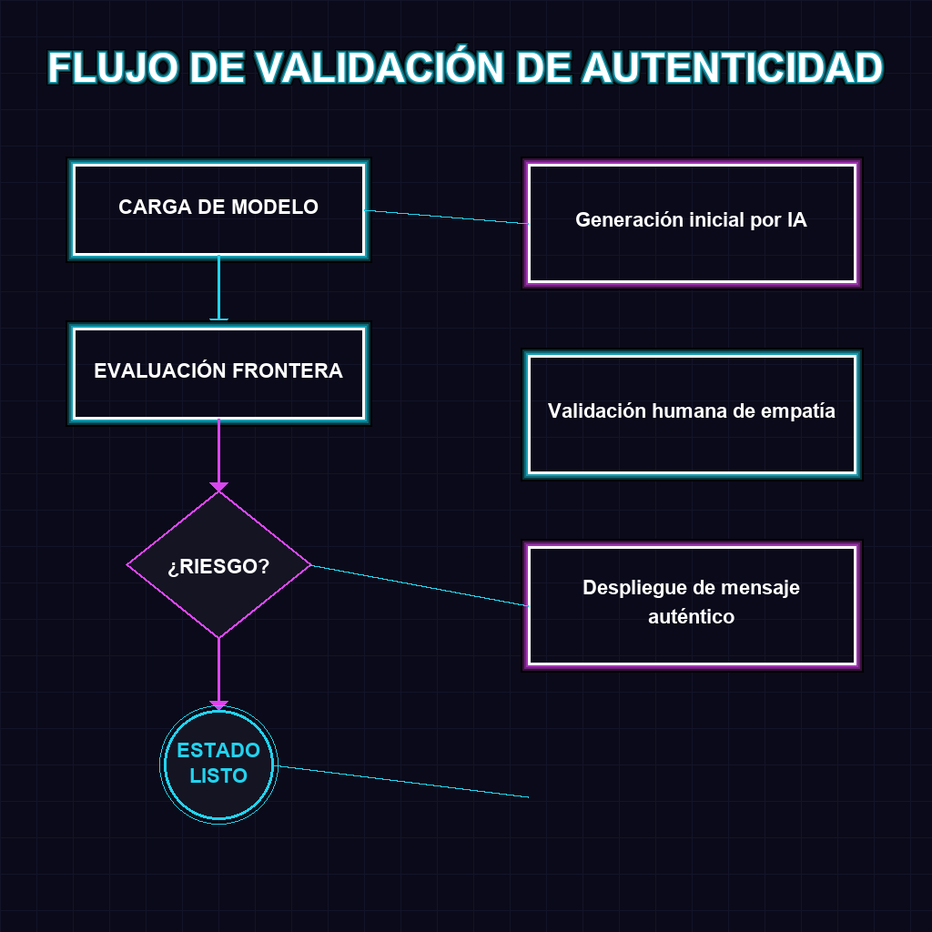FLUJO DE VALIDACIÓN DE AUTENTICIDAD