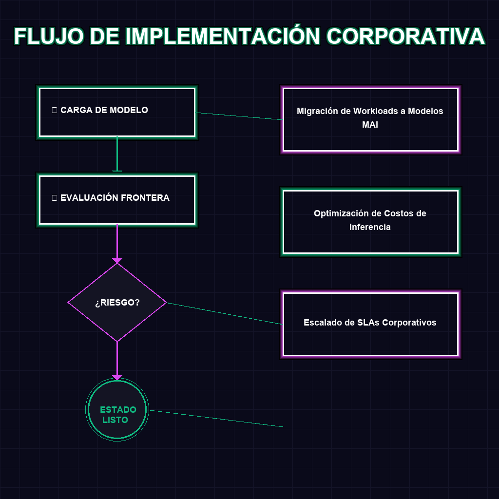 FLUJO DE IMPLEMENTACIÓN CORPORATIVA