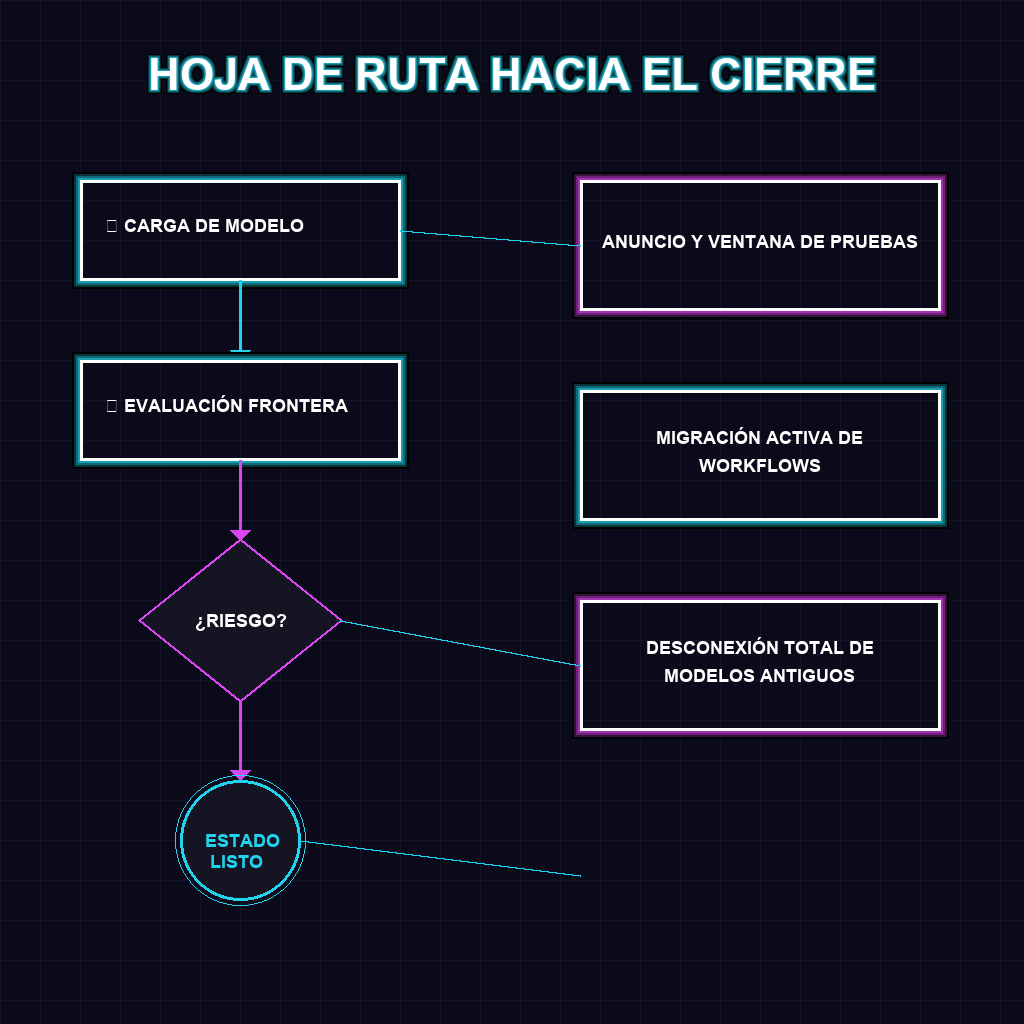 HOJA DE RUTA HACIA EL CIERRE