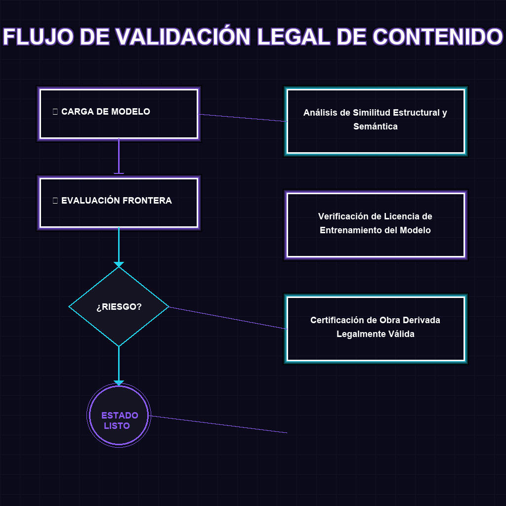 FLUJO DE VALIDACIÓN LEGAL DE CONTENIDO