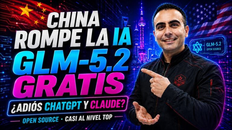 Portada del artículo: GLM-5.2: La IA China que Desafía a ChatGPT y Claude | Análisis Técnico y Guía