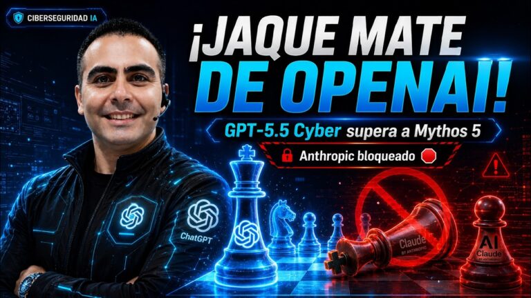 Portada del artículo: GPT-5.5 Cyber Aplasta a Mythos 5 | Anthropic Bloqueado
