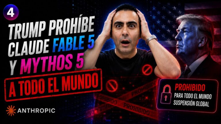 Portada del artículo: Trump prohíbe Claude Fable 5 y Mythos 5: El Gran Veto a la Super-IA
