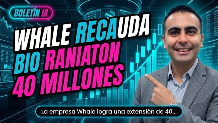 Whale recauda 40 millones de dólares para escalar un modelo de mundo empresarial que interpreta cámaras, sensores y audio
