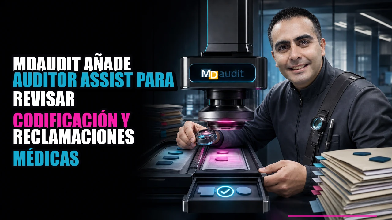 Portada de MDaudit añade Auditor Assist para revisar codificación y reclamaciones médicas