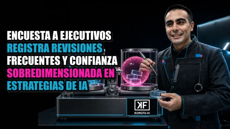 Encuesta a ejecutivos registra revisiones frecuentes y confianza sobredimensionada en estrategias de IA
