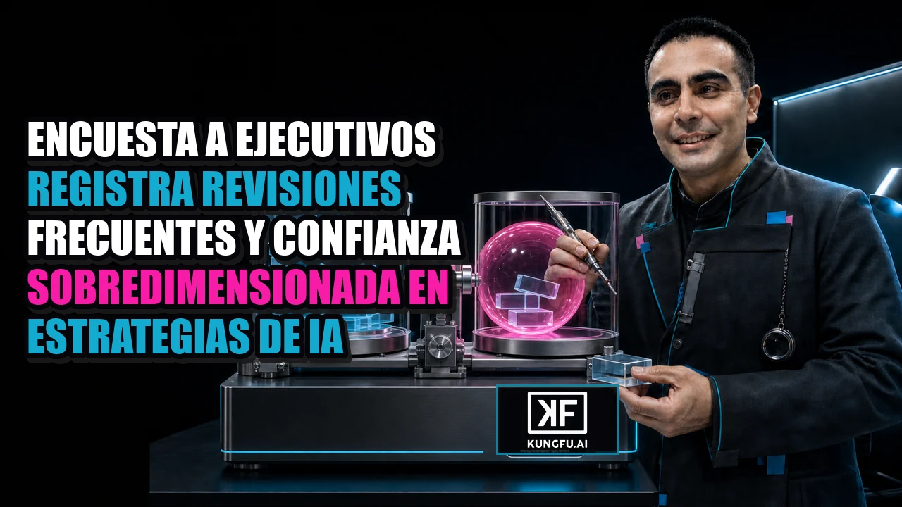 Portada de Encuesta a ejecutivos registra revisiones frecuentes y confianza sobredimensionada en estrategias de IA