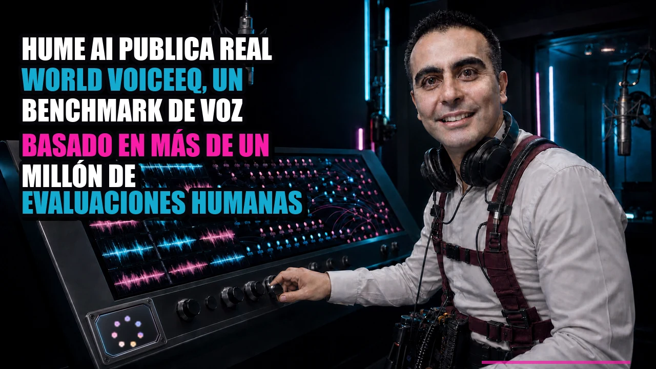 Portada de Hume AI publica Real World VoiceEQ, un benchmark de voz basado en más de un millón de evaluaciones humanas