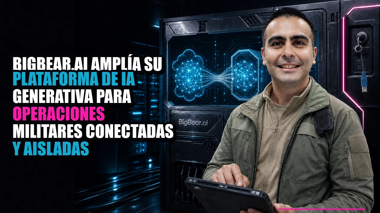Portada de BigBear.ai amplía su plataforma de IA generativa para operaciones militares conectadas y aisladas