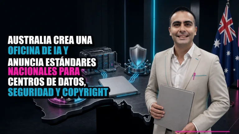 Australia crea una Oficina de IA y anuncia estándares nacionales para centros de datos, seguridad y copyright