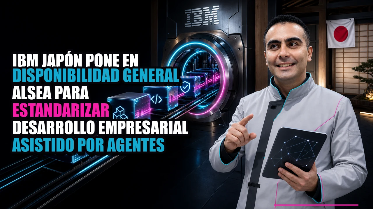 Portada de IBM Japón pone en disponibilidad general ALSEA para estandarizar desarrollo empresarial asistido por agentes