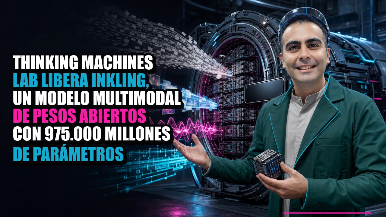 Portada de Thinking Machines Lab libera Inkling, un modelo multimodal de pesos abiertos con 975.000 millones de parámetros
