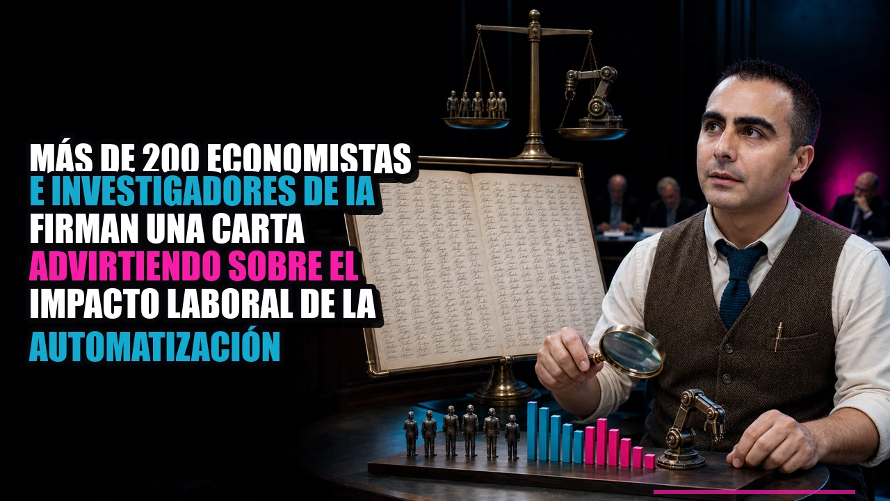 Portada de Más de 200 economistas e investigadores de IA firman una carta advirtiendo sobre el impacto laboral de la automatización
