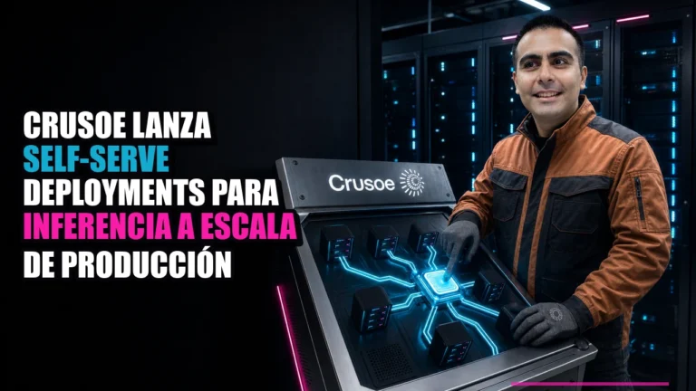 Crusoe lanza Self-Serve Deployments para inferencia a escala de producción