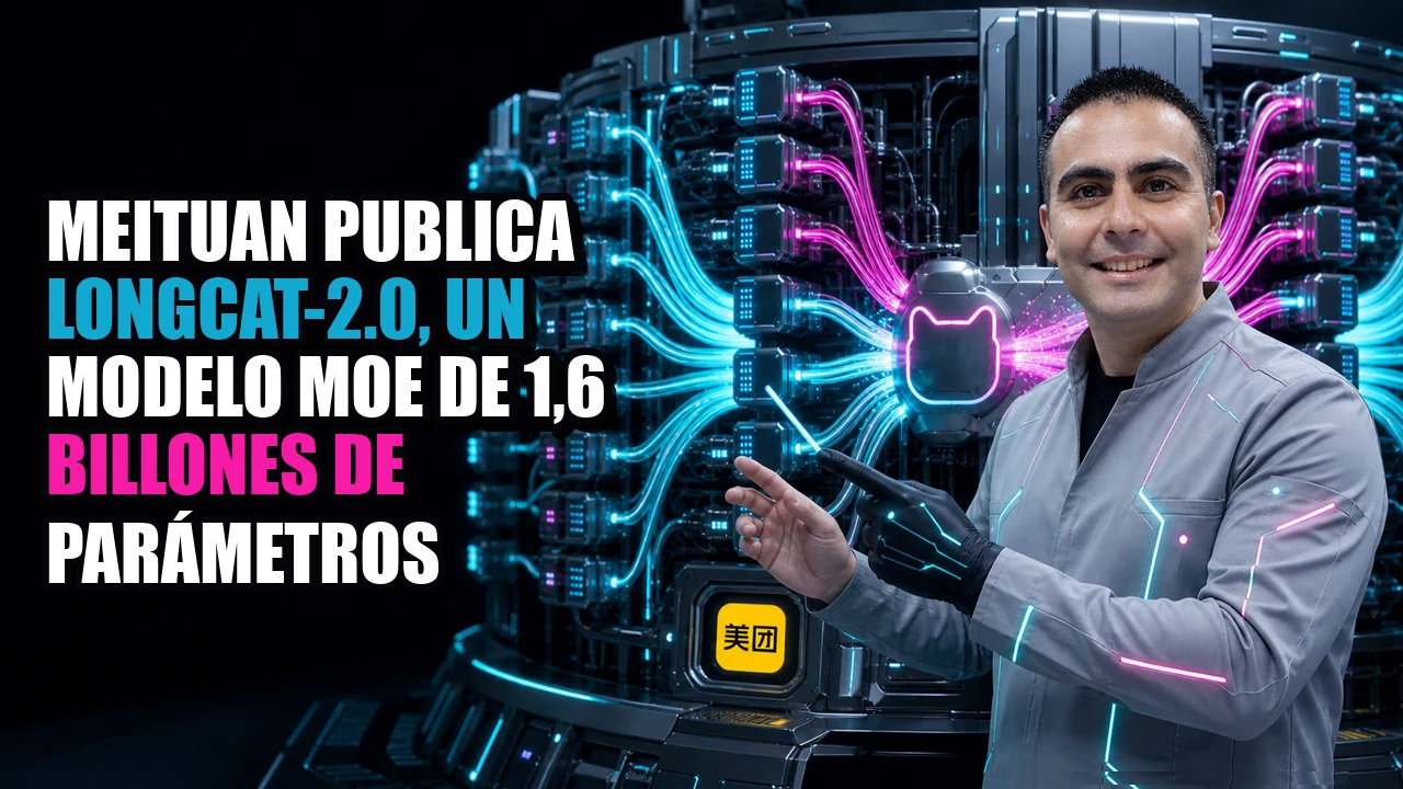Portada de Meituan publica LongCat-2.0, un modelo MoE de 1,6 billones de parámetros