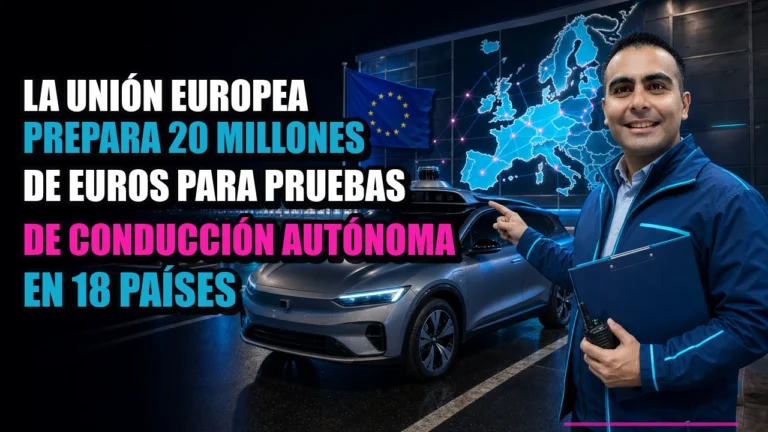 La Unión Europea prepara 20 millones de euros para pruebas de conducción autónoma en 18 países