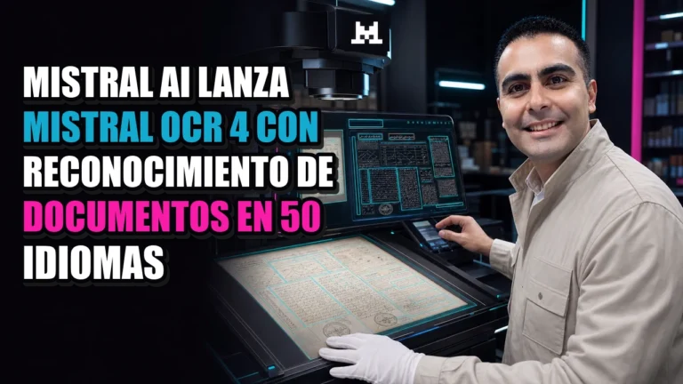 Mistral AI lanza Mistral OCR 4 con reconocimiento de documentos en 50 idiomas
