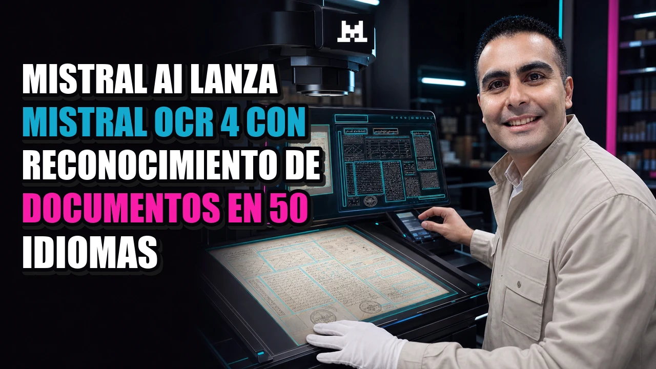 Mistral AI lanza Mistral OCR 4 con reconocimiento de documentos en 50 idiomas