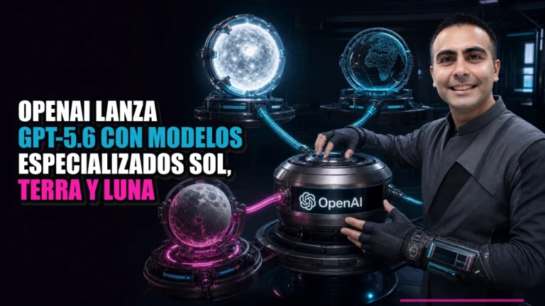 OpenAI lanza GPT-5.6 con modelos especializados Sol, Terra y Luna