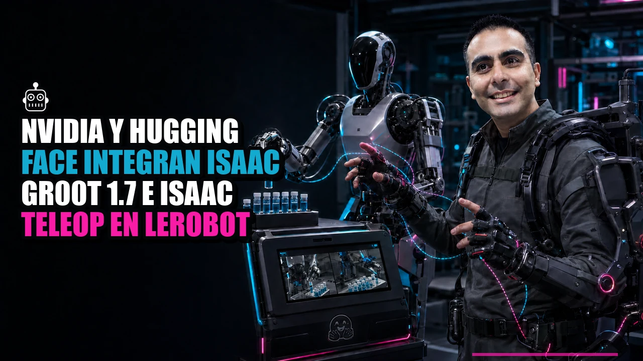 🤖 NVIDIA y Hugging Face integran Isaac GR00T 1.7 e Isaac Teleop en LeRobot