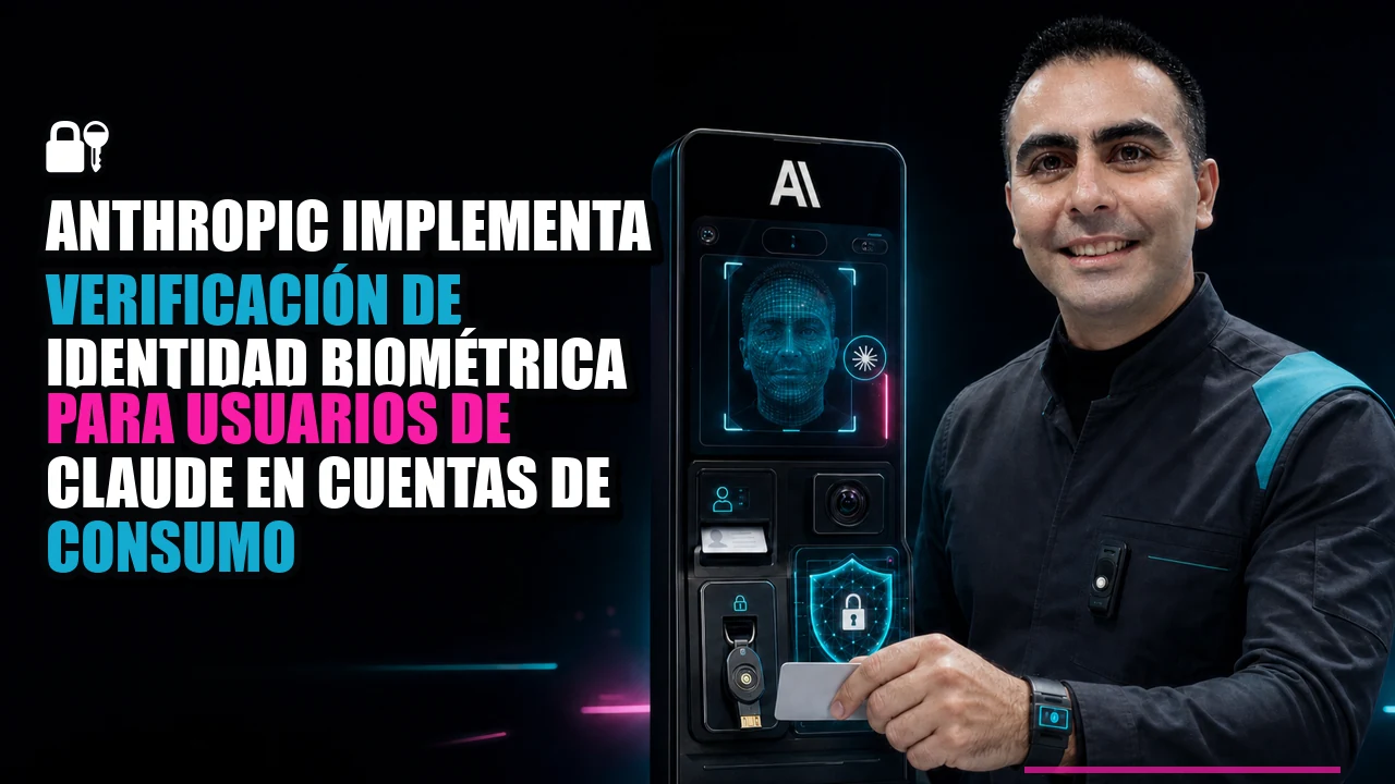 🔐 Anthropic implementa verificación de identidad biométrica para usuarios de Claude en cuentas de consumo