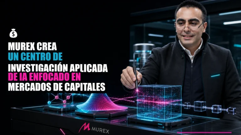 💰 Murex crea un centro de investigación aplicada de IA enfocado en mercados de capitales